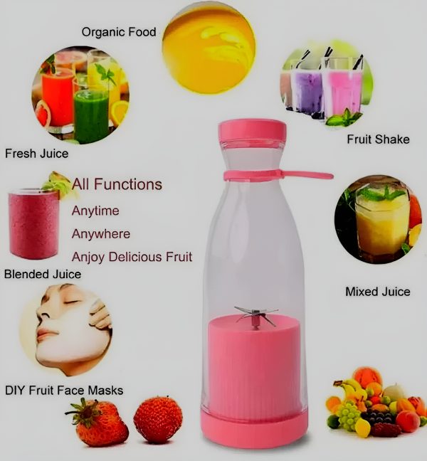 Mini Portable Blender Electric Fruit Juicer Mixers 380 Ml