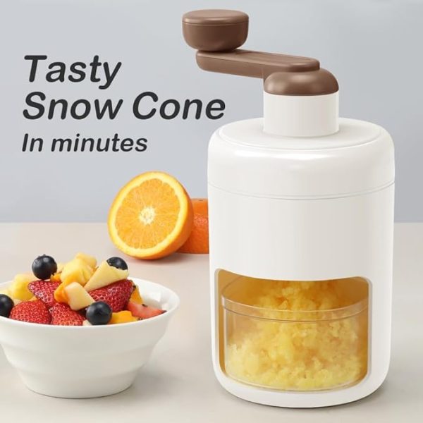 Portable Manual Ice Crusher Multi-function Hand Shaved Ice Machine Ice Chopper – Ice Shaver – Ice Shaver Machine – Ice Crusher – Mini Mini Shaved Ice